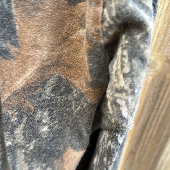 Vintage Jerzees Camouflage Long Sleeve Shirt size Large - Picture 4 of 5